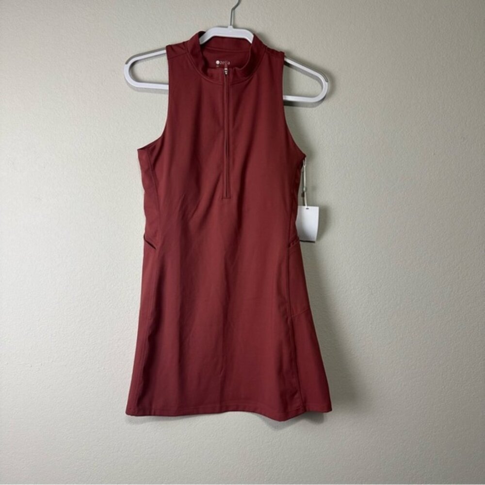 NEW Zella Red Jelly Recreation Tennis Shorts Athletic Athleisure Dress Medium